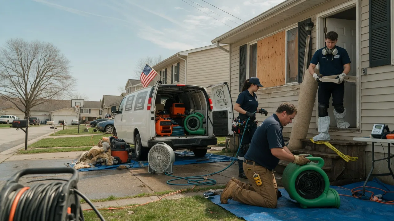 Water Damage Restoration in Clinton, IL near me